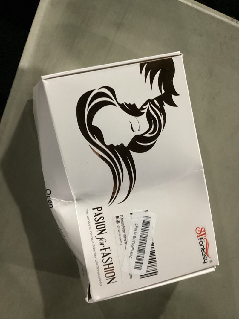 Condition photo showing New/Like New for STfantasy 20S Finger Wave Wig Flapper Curly Synthetic Hair for Women 1920s Cosplay Costume Halloween Party Daily Everyday Wear (Blonde)