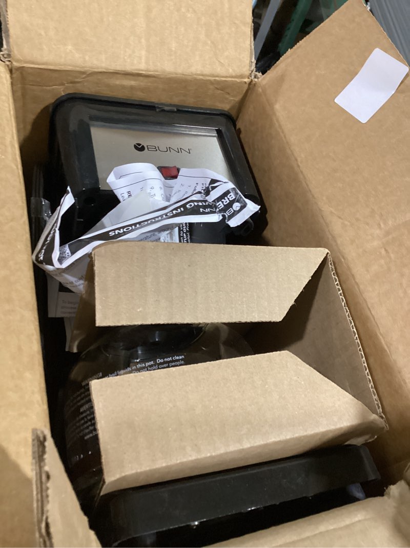 Condition photo showing Good Condition for bunn grb velocity brew 10-cup home coffee brewer, black classic coffee brewer