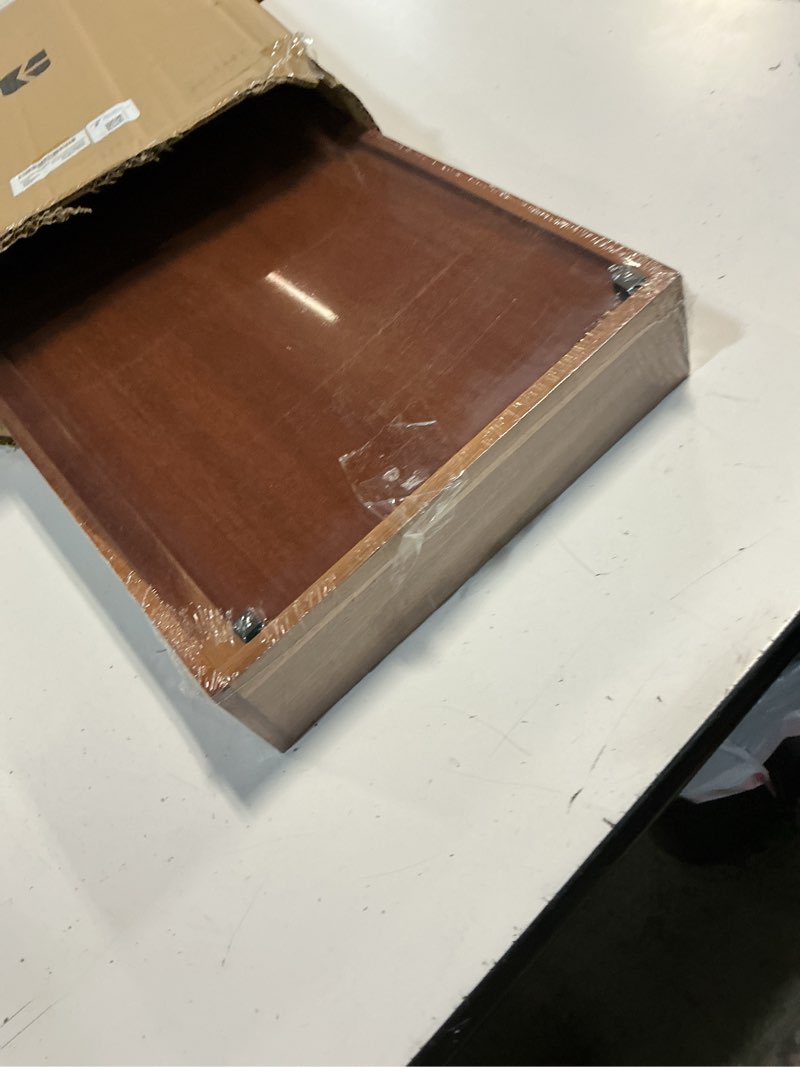 Condition photo showing New/Like New for kitchenedge adjustable kitchen drawer organizer for utensils and junk, food-safe contract grade with 100% sustainable wood, non-slip, expandable from 10.5 to 18.5 inches wide - natural acacia natural acacia from 10.5" to 18.5" wide