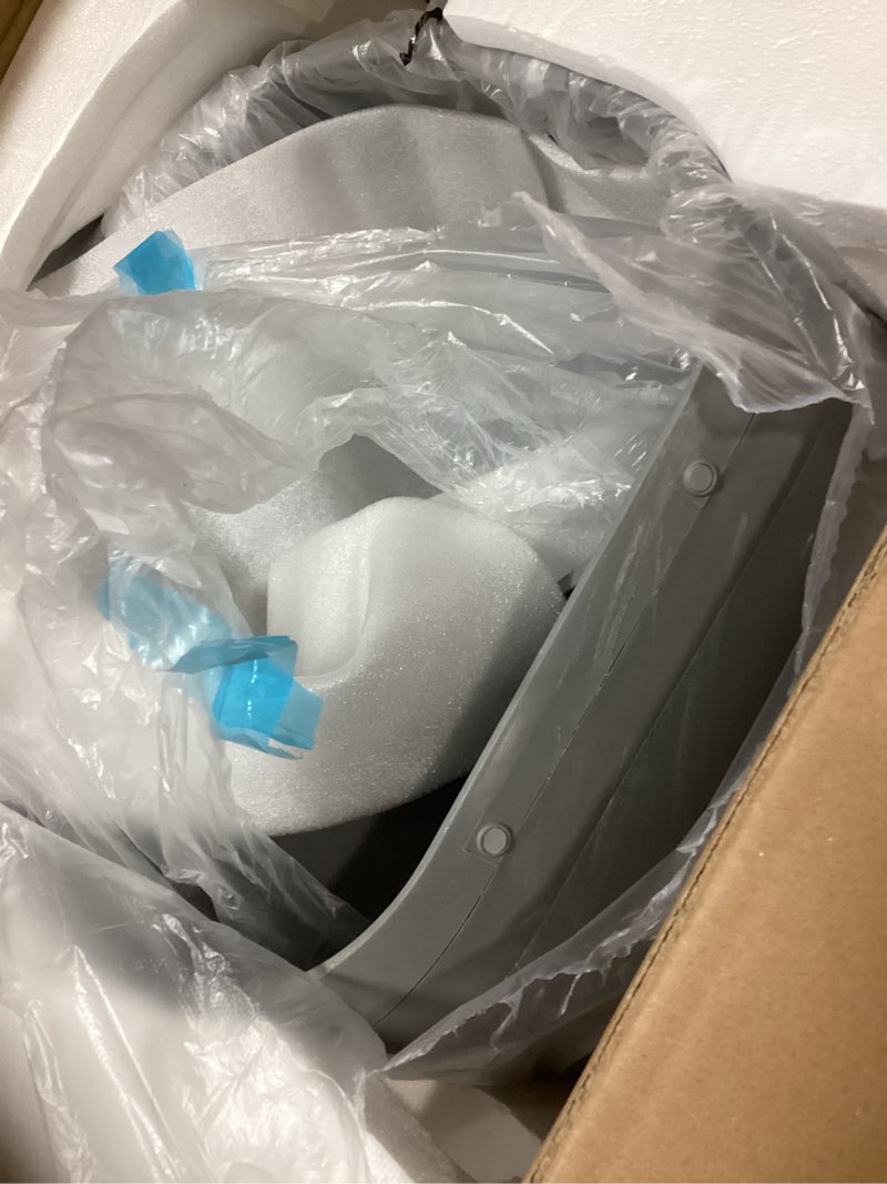 Condition photo showing As Is for Self Cleaning Litter Box, Automatic Litter Box, FEELNEEDY Odor Control Robot, Cat Ears Design, 65L APP Real-Time Monitor, Cat Litter-Boxs for Multiple Cats, Safety Sensors, with 1 Trash Bag