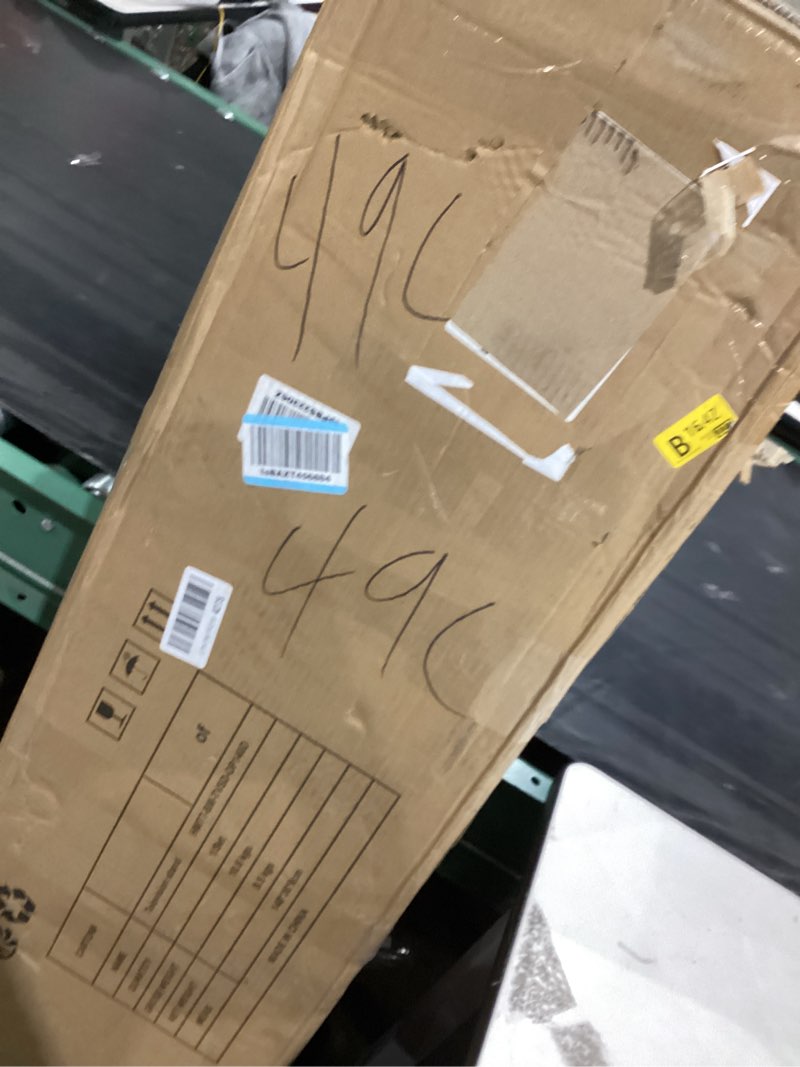 Condition photo showing Good Condition for HollyHOME Bamboo TV Stand with Storage for TVs up to 65'', Modern Entertainment Center with 2 Open Shelf, Accent Media Console Table for Living Room, Bedroom, 55"(L), Walnut