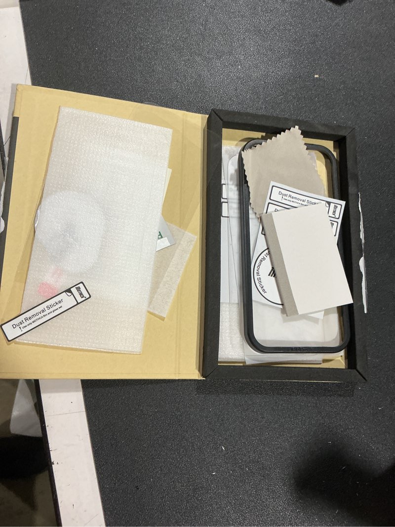 Condition photo showing New/Like New for Mothca 2 Pack Matte Glass Screen Protector for iPhone 17 [6.3 inch] + 2 Pack Camera Lens Protector, Anti-Glare & Anti-Fingerprint Case Friendly Tempered Glass, Bubble Free, Smooth as Silk iPhone 17-6.3 Inch