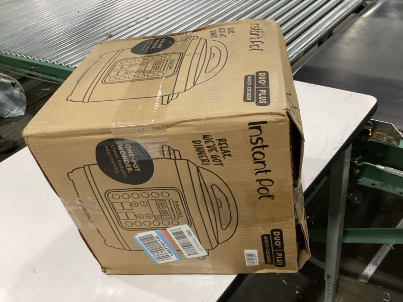 (Not tested) Instant Pot Duo Plus 9-in-1 Multicooker, Pressure Cooker, Slow Cook, Rice Maker, Steamer, Sauté, Yog