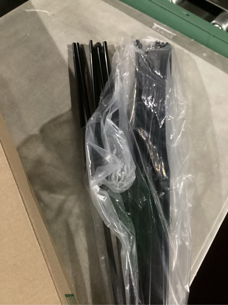 Condition photo showing Good Condition for SIMILAR TO STOCK PHOTO… UNKNOWN BRAND… DIY Poles for Bike Tent, Tent Pole Replacement, Tent Bar Support Rod Awning Frame Kit for Hiking and Camping Tarp, Long Approximately 52ft, Diameter - 6.5mm, Plant Grow Tunnel,36 Packs 17 inches- 36 packs( red )