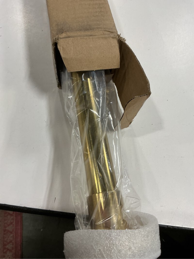 Condition photo showing item condition for Shower Curtain Rod Tension- No Drill Non-Slip Spring Tension Shower Rod for Window or Bathroom, 43-73 inches Metal Steel, Gold 43-73 Inches Gold