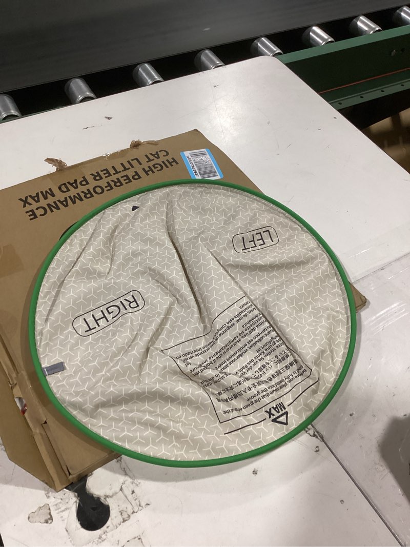 Condition photo showing Good Condition for petkit new cat litter pad max for puramax 2 and purobot max pro automatic self-cleaning cat litter box, high performance leakproof litter mat, waterproof, anti-stick, scratch-resistant cylinder pad green (for puramax 2)