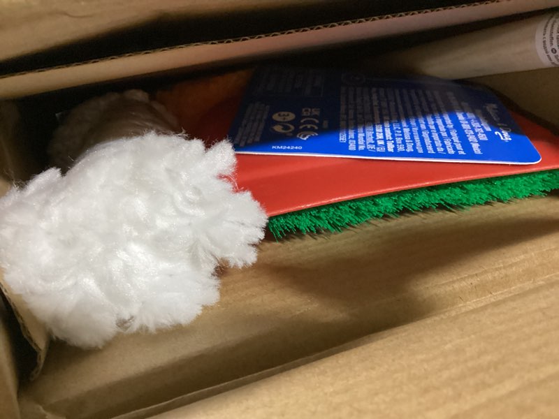 Condition photo showing Good Condition for Melissa & Doug Dust Sweep Mop 6-Piece Pretend Play Set, Toddler Toy Cleaning, Pretend Play Home Cleaning, Kids Broom and Mop Set for Ages 3+ Dust! Sweep! Mop!