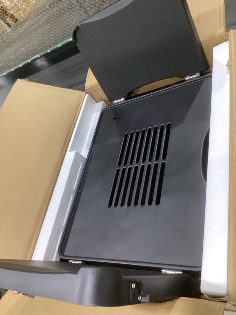 Condition photo showing Good Condition for portable indoor grill table stand for ninja woodfire outdoor grill(og701 og850 og951 series), 51in large space, folding camping tailgating table for blackstone griddle/onni pizza oven,2 wheels