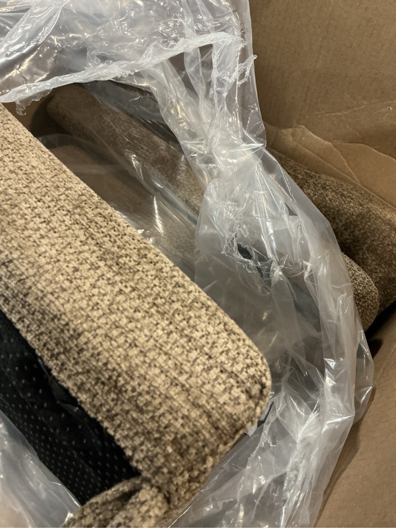 Condition photo showing Good Condition for 5 PCS Glider Rocker Replacement Cushions with Storage Side Pocket, Luxuriy Chenille Fabric Foam & Microfiber Filling, Thickened & Supportive Rocking Chair Cushion Set, Brown