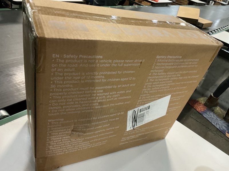 Condition photo showing New/Like New for KÜB Montessori Baby Walker - Interactive Push Toy for Toddlers Learning to Walk with Soft Music & Lights, Adjustable Speed & Non-Slip Wheels, Educational Activity Center Orange