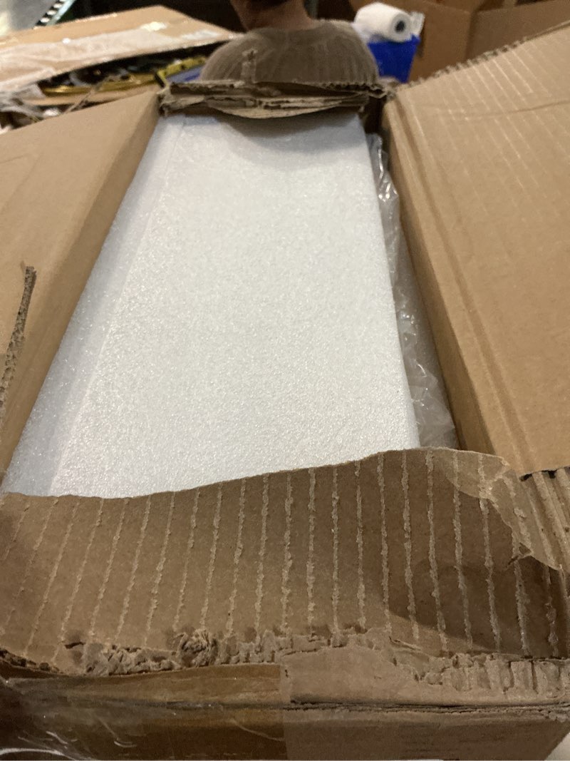 Condition photo showing New/Like New for 16x24 Inch Mirror Medicine Cabinet for Bathroom Gold Metal Frame Bathroom Medicine Cabinet with Mirror Recessed or Wall Mounted 16 x 24 inch Gold