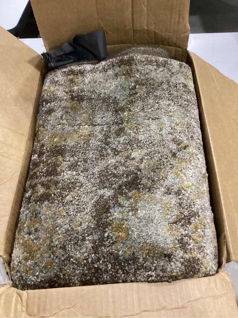 Condition photo showing As Is for similar to, unknown size**** loloi magnolia home by joanna gaines pace collection pac-03 taupe/wheat 7'-10\" x 10' area rug taupe / wheat 7'10\" x 10' (rectangular)