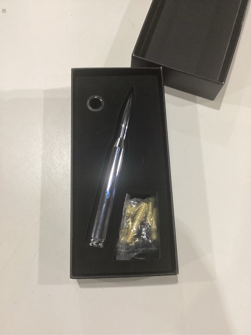 Condition photo showing New/Like New for Chrome Bullet Antenna 50 Cal Bullet Car Truck Antenna Truck Accessories Silverado 1500 F150 F250 F350 Ram 1500 GMC Sierra 1500 Ranger Short Replacement Antena (Chrome, 5.5inch) Chrome 5.5inch