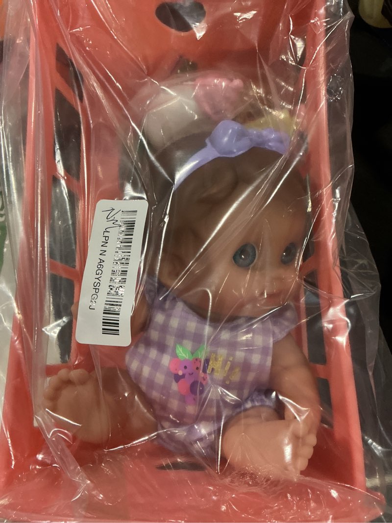 Condition photo showing Good Condition for Lil Cutesies 9" All Vinyl Baby Doll Bed Time Gift Set | Posable and Washable | Removable Outfit | Ro