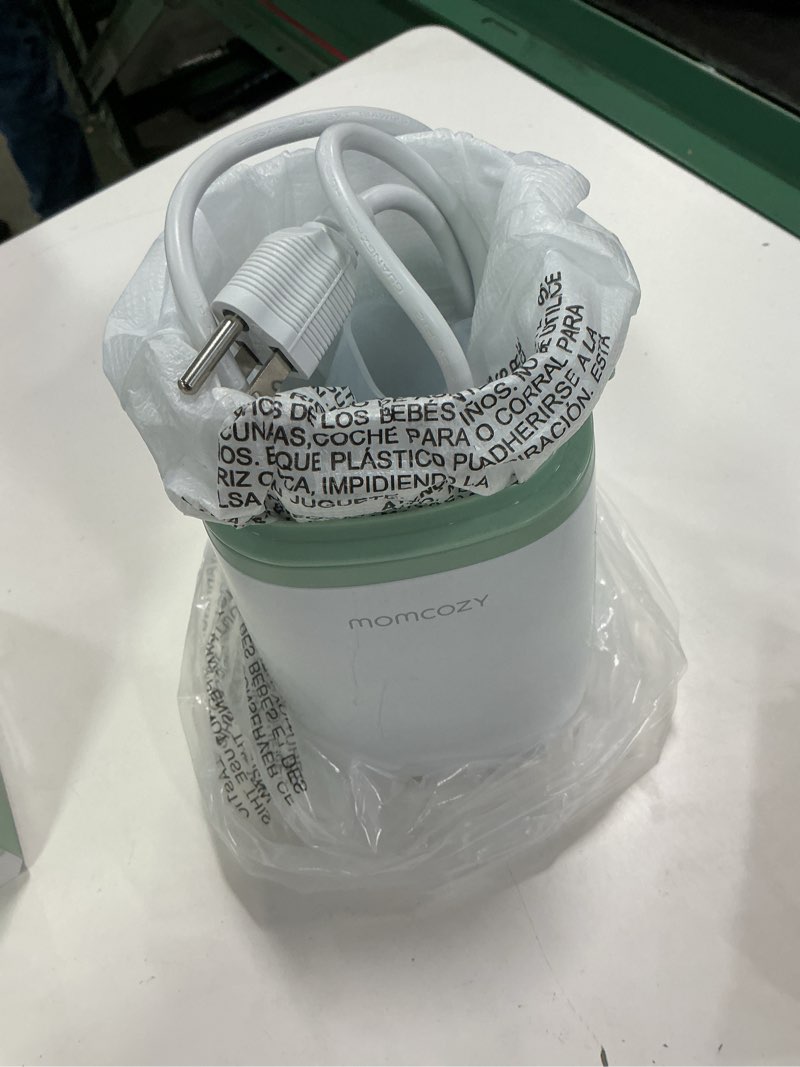 Condition photo showing Good Condition for Momcozy Bottle Warmer, Fast Bottle Warmers for All Bottles with Timer, Accurate Temperature Control and Automatic Shut-Off, Multifunctional Bottle Warmer for Breastmilk Green+White