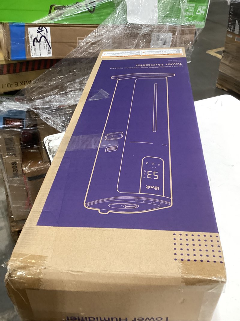 Condition photo showing As Is for tower humidifier