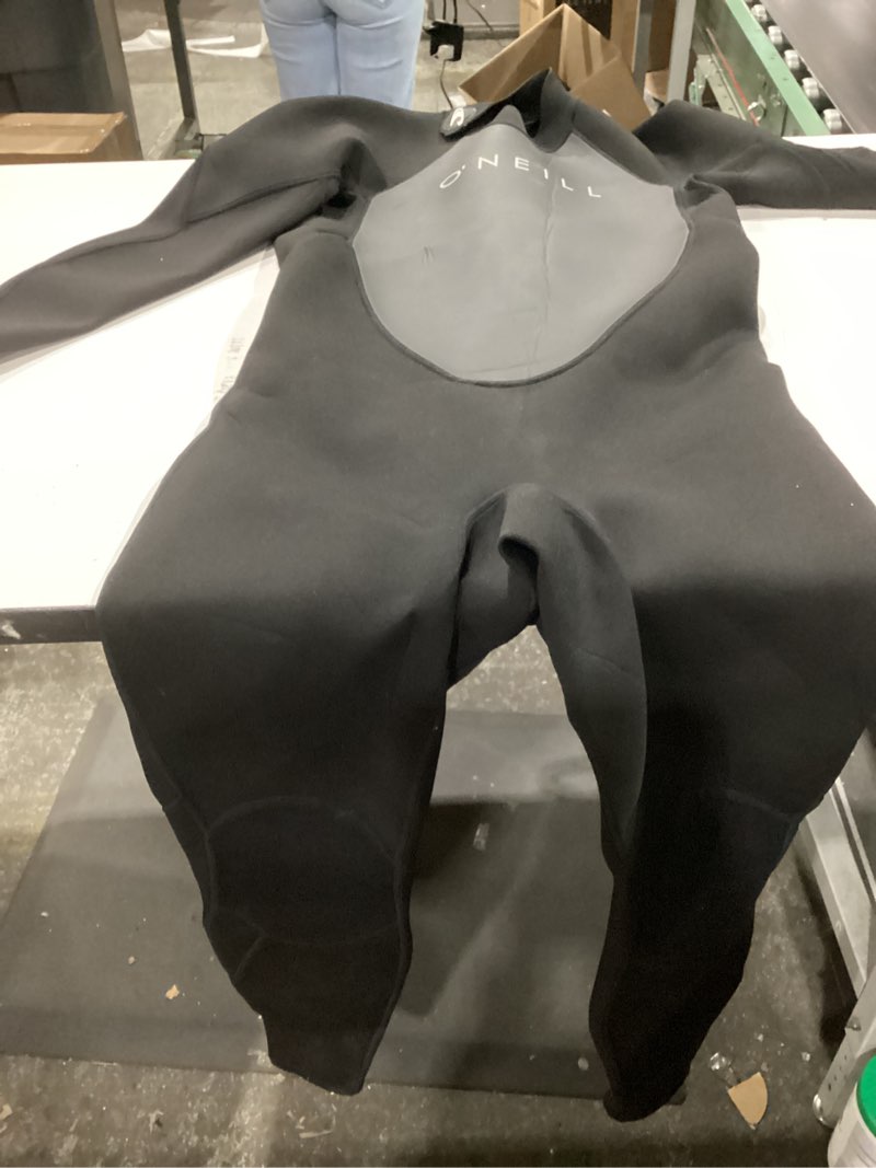 o'neill men's reactor-2 3/2mm back zip full wetsuit, black/black, xl