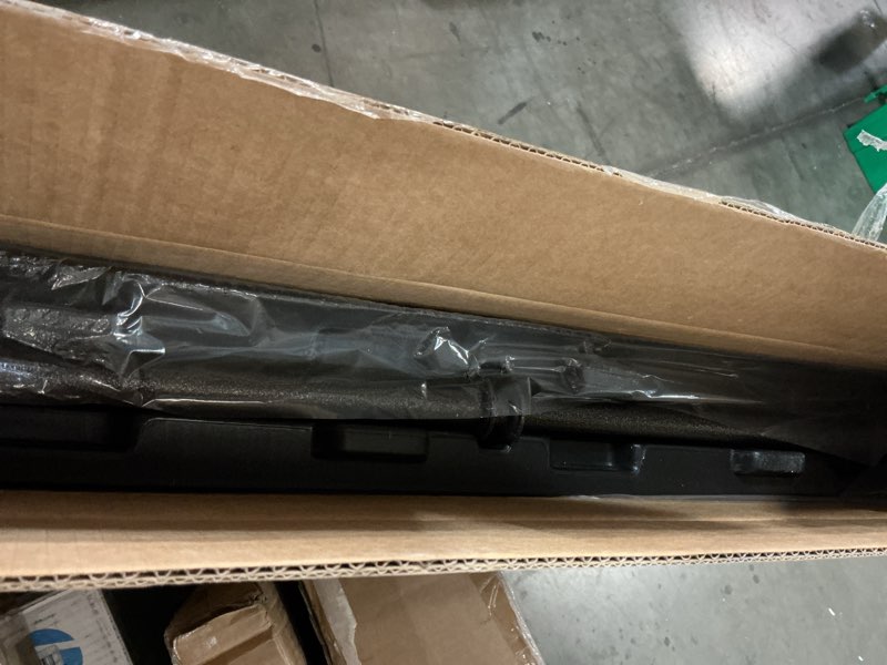 Condition photo showing New/Like New for folding table 6ft portable heavy duty plastic fold-in-half 6 foot foldable table utility dining indoor outdoor for camping picnic and party, black black 6ft