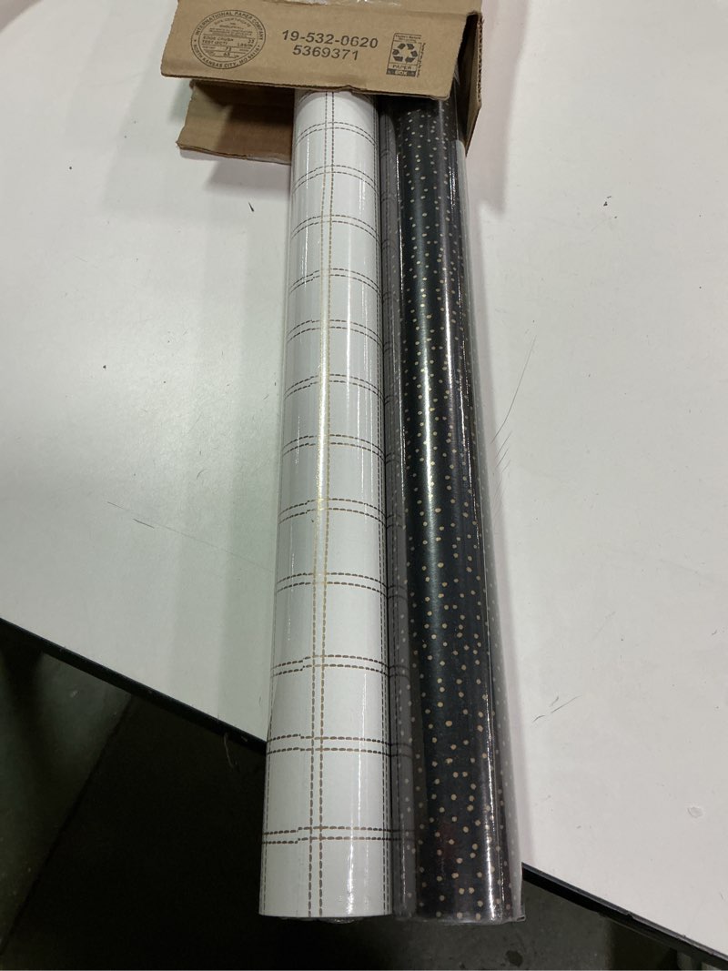 Hallmark Christmas Wrapping Paper Jumbo Rolls with Cut Lines on Reverse (2 Rolls, 4 Designs: 160 Sq.