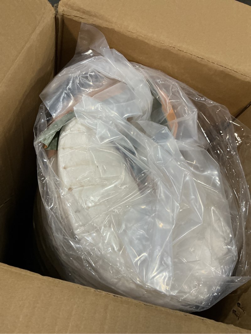 Condition photo showing New/Like New for giant bean bag chair for adults, oversized beanbag sofa with armrests and back support, filler included, ultra soft stuffed floor couch for gaming, reading and lounging, living room, bedroom, dorm cream large