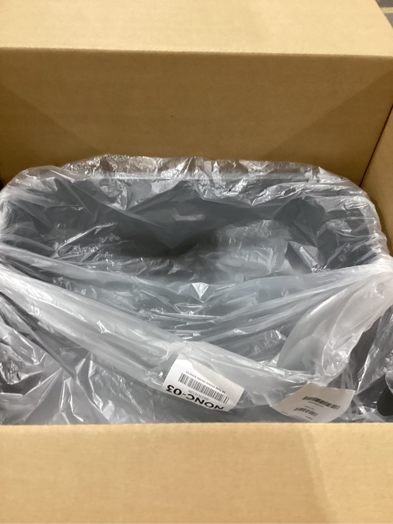 Condition photo showing New/Like New for Extra Large Cat Litter Box (ABS Material), Low Entry High Sides Senior Litter Pen for Geriatric Kitty Big Cats, Jumbo Litter Boxes Tray for Multi Cat Indoor Pets Potty (Gray, 24" L x 20" W x13) X-Large (Pack of 1) Dark Gray