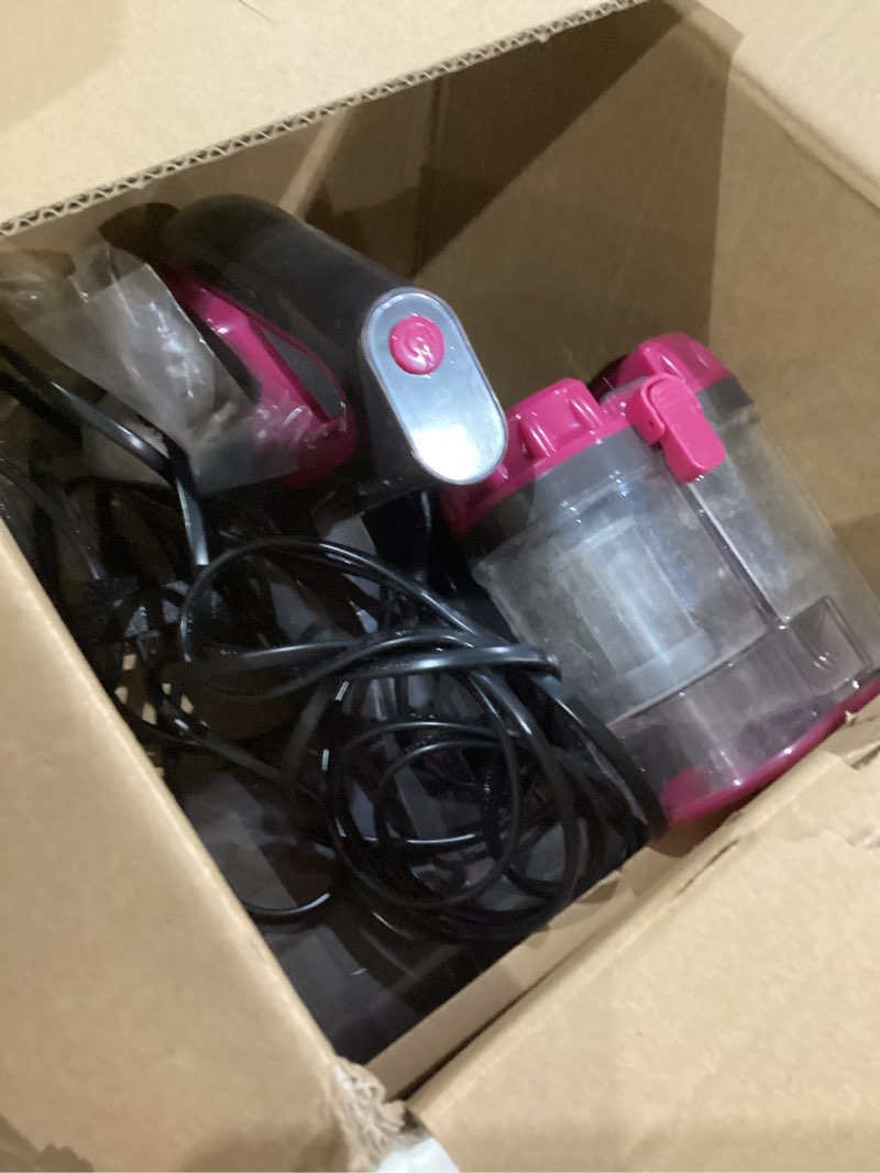 Condition photo showing item condition for mattress vacuum cleaner, 17kpa 650w bed vacuum cleaner, 273nm uv-c light & ultrasonic 145°f heating, 80000 rpm/min brushroll rotation, wide suction port for pillows cribs sofa, black corded