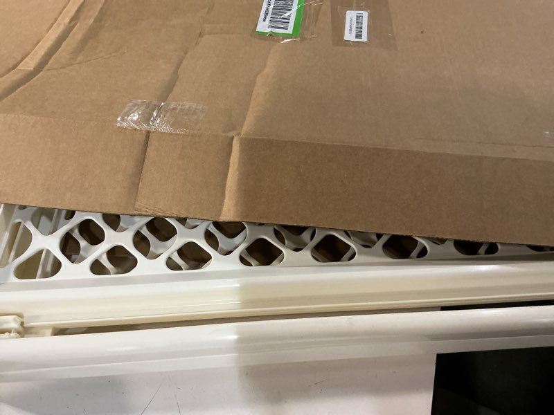 Condition photo showing As Is for Toddleroo by North States - Supergate Ergo Baby Gate: Plastic Baby Gate for Stairs & Doorways - Adjustable Indoor Safety Gate - Made in USA - 26 to 42 Inches Wide - 26 Inches Tall - Ivory