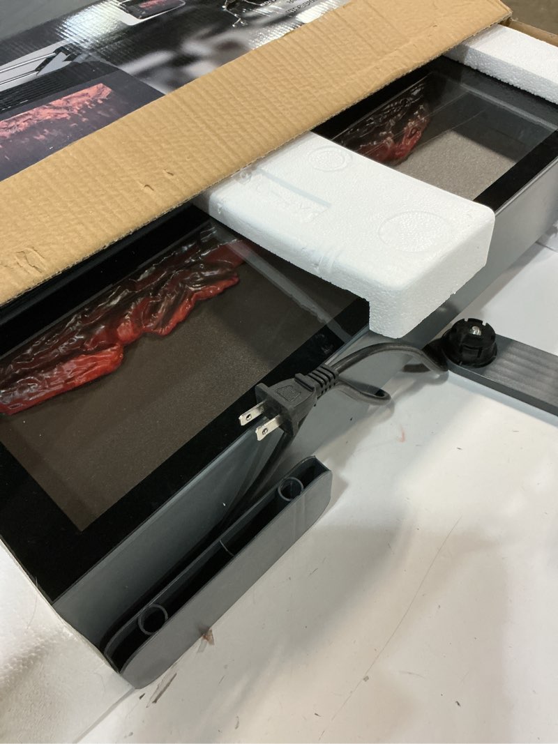 Condition photo showing Good Condition for Space Heater, Fireplace Heater, Heaters for Indoor Use with 3D Flame Effect, 1500W Portable Air Conditioner Fast Heating Space, Easy Installation, Remote Control, 24H Timer