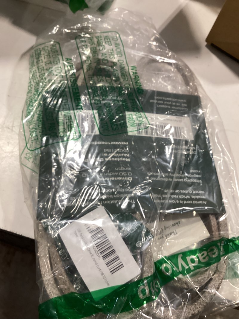 Condition photo showing Good Condition for udc parts gx24154 mower drive belt replacement for john deere d105 e100 x105 x106 lawn tractors/aramid cord / 98.00 inches 98.00"l x 0.5"w