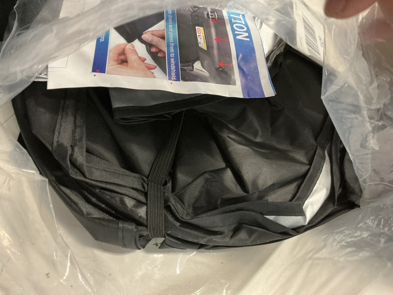 Condition photo showing Good Condition for kust windshield sunshade for nissan murano 2025 2026 (sv, sl, and platinum) accessories sun shade window sun visor protector foldable blocks uv rays keep your car cooler for | nissan murano 2025-present