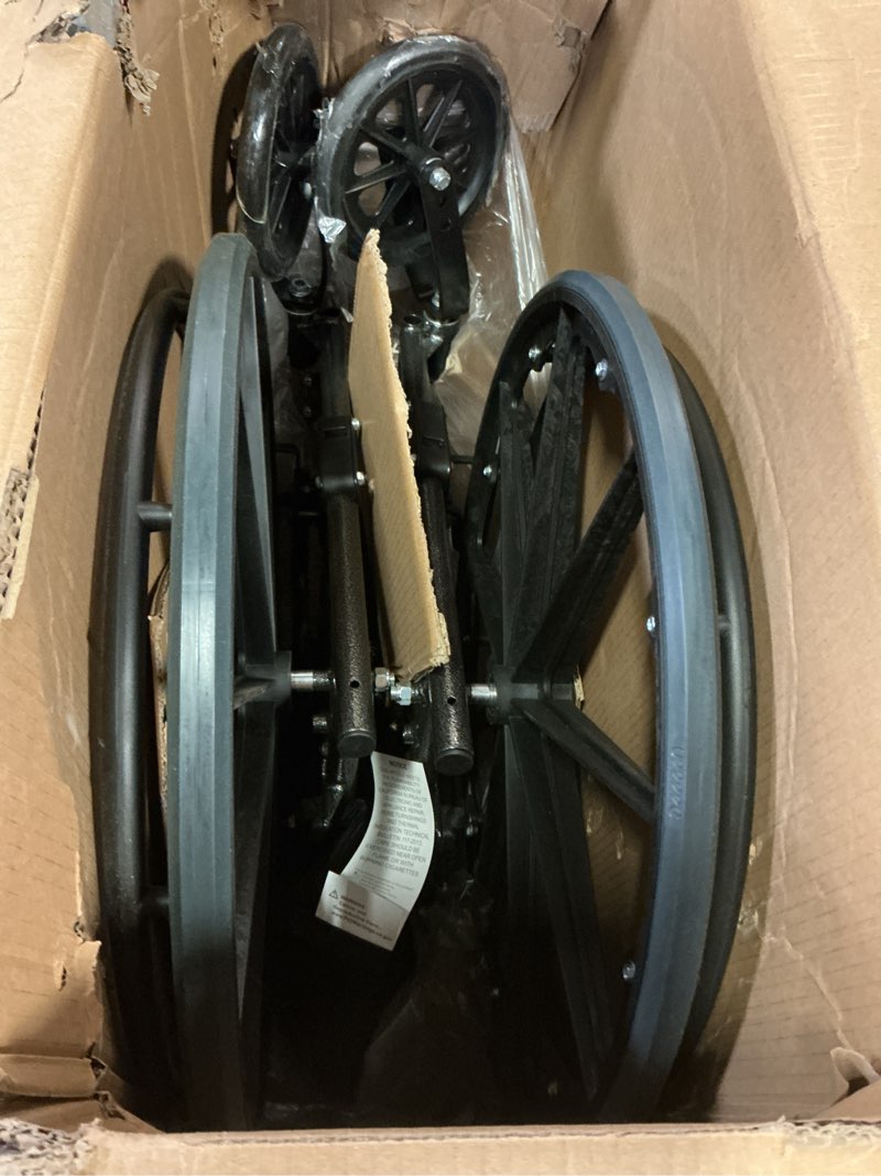 Condition photo showing As Is for Invacare Tracer SX5 Wheelchair for Adults | Everyday Folding | 16 Inch Seat | Desk Arms