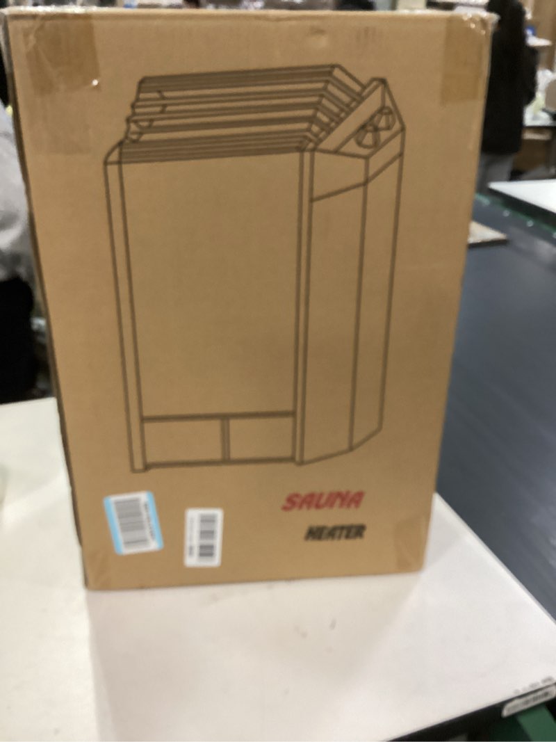 Condition photo showing Good Condition for 3KW Sauna Heater, 110V Sauna Heater with Plug in, Electric Sauna Heater No Wiring Required Plug and Play,Suitable for Saunas Ranging from 70 to 140 Cubic Feet, Adjustable Temp & 3H Timer