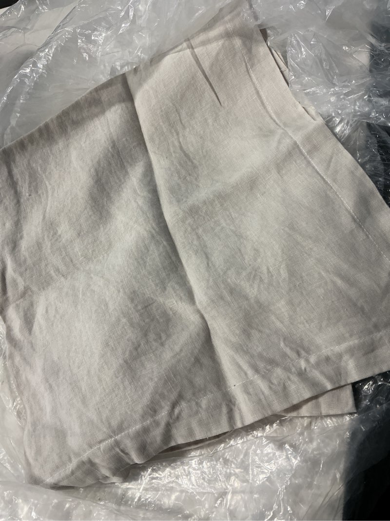 Condition photo showing Good Condition for european linen euro sham, euro, sand