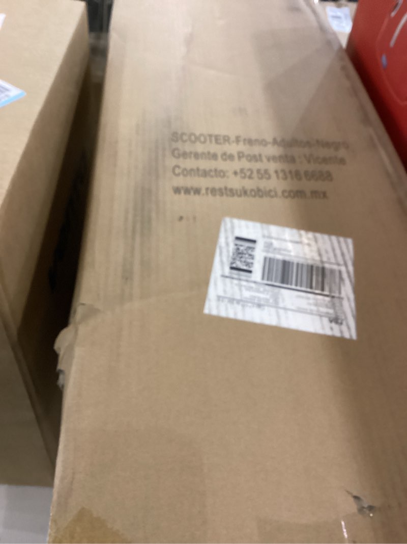 Condition photo showing New/Like New for Scooters for Kids 8-12, Teens & Adults - Foldable Commuter Scooter with Bell, Hand Brake & Adjustable Height, 220 LB Weight Capacity, Perfect for School, Campus, Park Rides Black