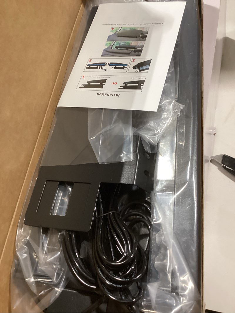 Condition photo showing Good Condition for ASPL 32LED Visor Lights 26 Flash Patterns Windshield Emergency Hazard Warning Strobe Beacon Split Mount Deck Dash Lamp With Extend Bracket (Amber/White/Amber/White) Amber/White /Amber/White