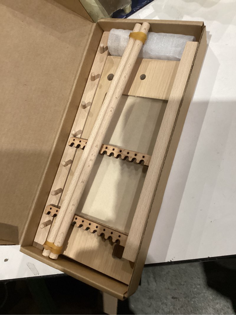 Condition photo showing Good Condition for 3-Tier Jewelry Organizer Wooden Display Tree Stand with 22 Holes Earring Holder, 7 Hooks for Hanging Necklaces, Bracelets & Ring Display Jewelry Tray -Elegant Jewelry Tower for Women, Girls