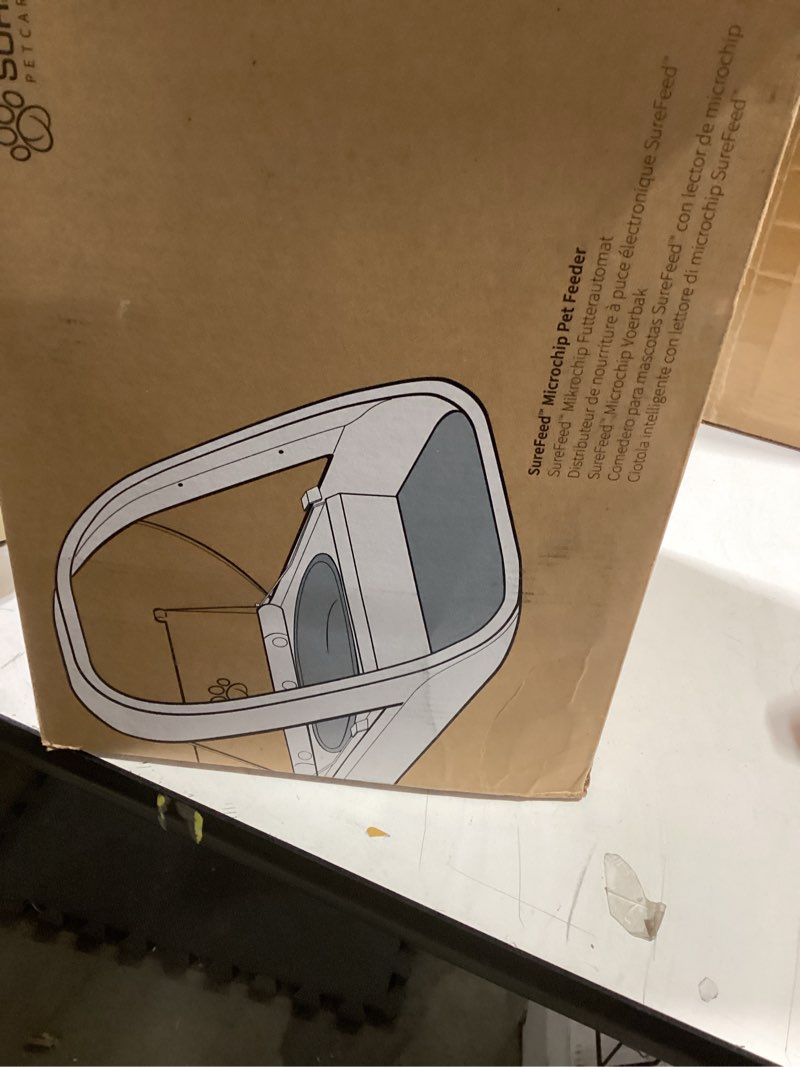 Condition photo showing Good Condition for Sure Petcare -SureFlap - SureFeed - Microchip Pet Feeder - Selective-Automatic Pet Feeder Makes Meal Times Stress-Free, Suitable for Both Wet and Dry Food - MPF001 Standard Version