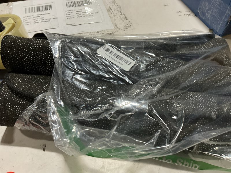 Condition photo showing Good Condition for 3 pcs red black geometric kitchen rugs and mats set anti fatigue floor mat non slip washable modern abstract runner rug minimalist kitchen decor for home office bathroom, 17 x 30 +17 x47 red, black geometric