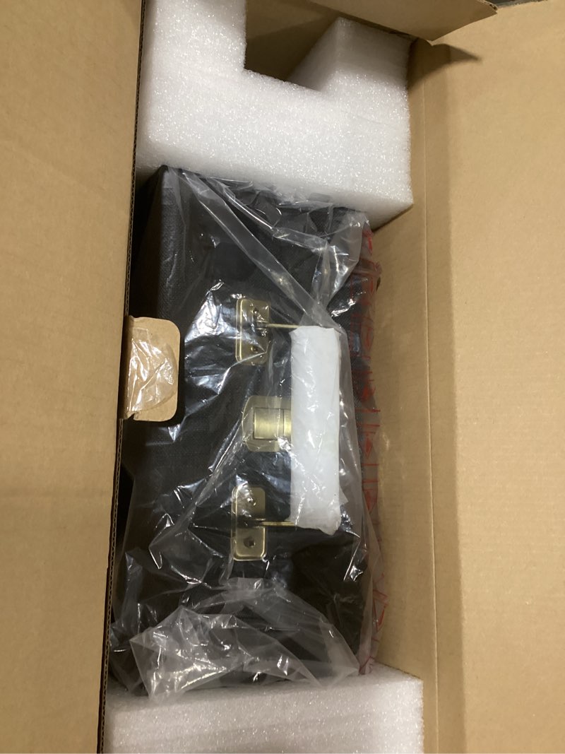 Condition photo showing Good Condition for Amazon Basics Portable Suitcase Vinyl Turntable Record Player with Built-in Speakers and Bluetooth, Supports 3-Speed, Black Suitcase - Black