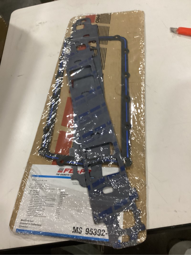 Condition photo showing As Is for fel-pro ms 95392-1 engine intake manifold gasket set for dodge ram 1500