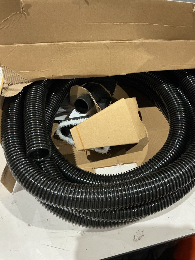 Condition photo showing As Is for dewalt 8-piece car detailing vacuum hose accessory kit, shop vac attachments for efficient cleaning, compatible with most wet and dry shop vacuum, dxva13-0801