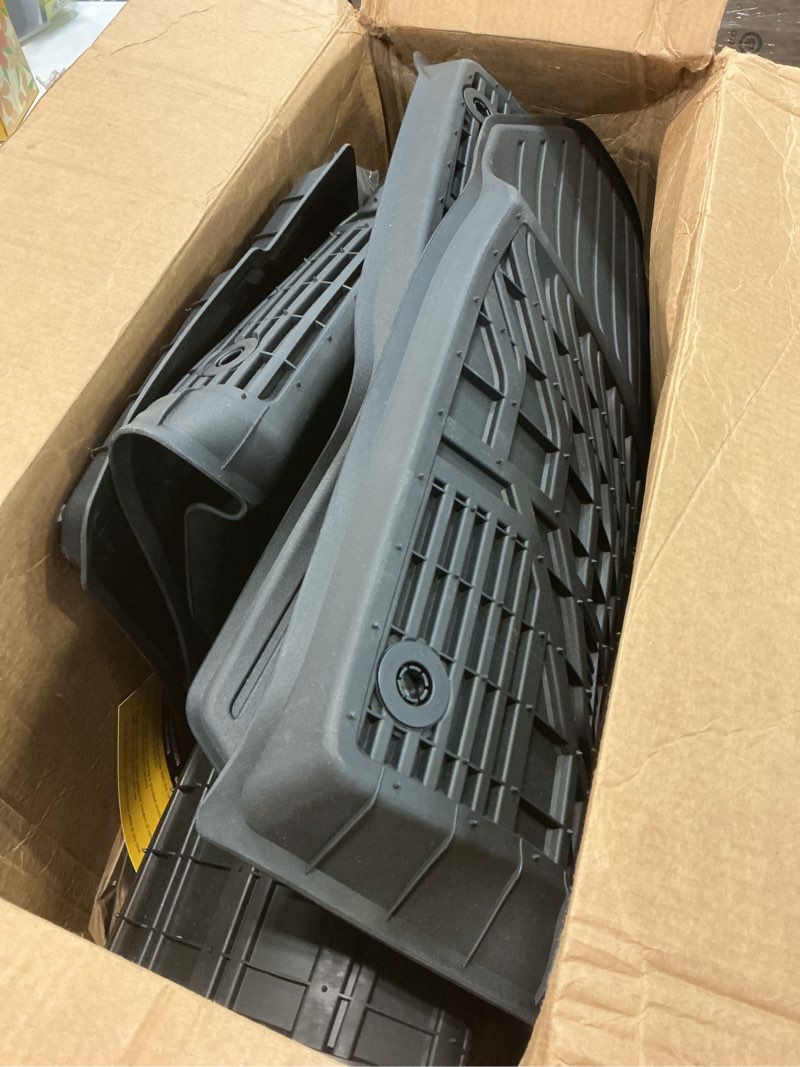 Condition photo showing Good Condition for 3w floor mats & cargo mats for nissan rogue 2026 2025-2021 s/sv/sl/platinum, custom fit tpe all weather floor liner for rogue accessories full set car mats & trunk mat (not fit rogue sport), black 1.rogue|21-25|floor mats & cargo liner