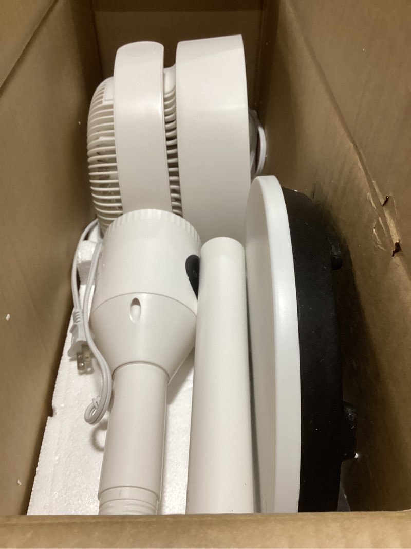 Condition photo showing Good Condition for Candy Standing Fan for Bedroom, 3 Heights Adjustable Pedestal Fan with Remote, 90° Oscillating Floor Fan, 8 Speeds & 3 Modes, 25dB Quiet Room Fan, 12H Timer, for Dorm, Home, Office Standard