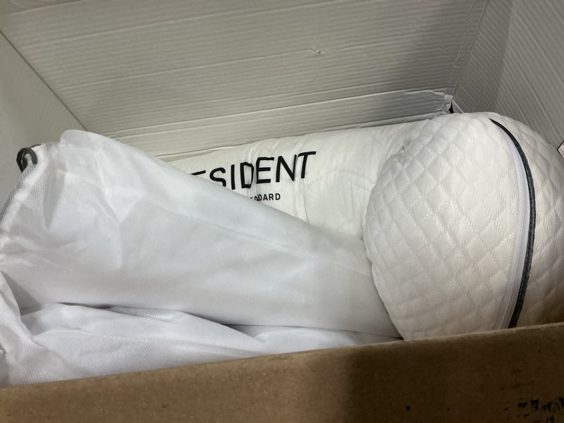 Condition photo showing As Is for Memory Foam Pillow, Mattress Protector, and Sheets (Queen)