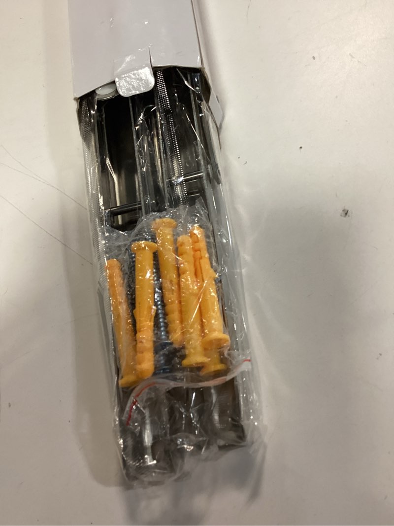 Condition photo showing Good Condition for Folding Shelf Brackets 20 inch Heavy Duty,Max Load: 550 lb-Stainless Steel Collapsible Shelf Bracket,Wall Mounted Folding Table Bracket Save Space,Pack of 2