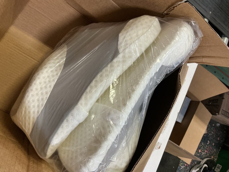 Condition photo showing Good Condition for Similar Cervical Pillow for Neck and Shoulder,Ergonomic Neck Support for Side Sleepers,Memory Foam Dreamers Relief Pillow,Deep Sleep Contour Pillows for Back Pain Relief,Slumber,Stomach,Snoring Sleeper Greywhite 25\"Lx15\"Wx5.8\"H
