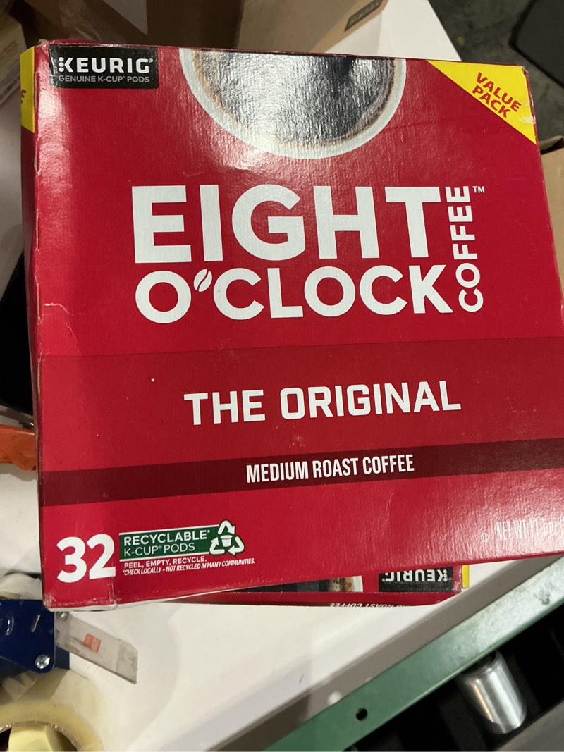 Condition photo showing Good Condition for ((B.B.Y 31/OCT /2025))Eight O'Clock Coffee The Original, Keurig Single Serve K-Cup Pods, Medium Roast, 32 Count The Original 32 Count (Pack of 1)