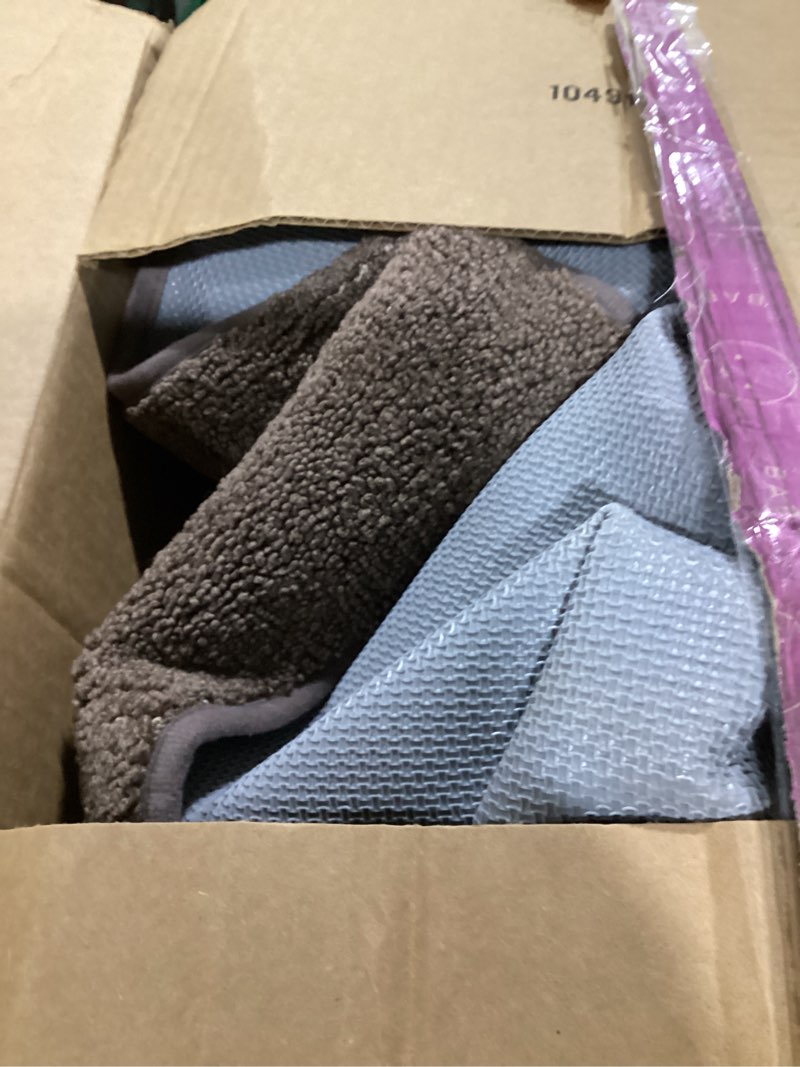 Condition photo showing Good Condition for machine washable runner rug 32" x 120", non slip kitchen mat for floor, absorbent entryway rug for kitchen, bedroom, living room, hallway, door (roll packing) 32" x 120" beige