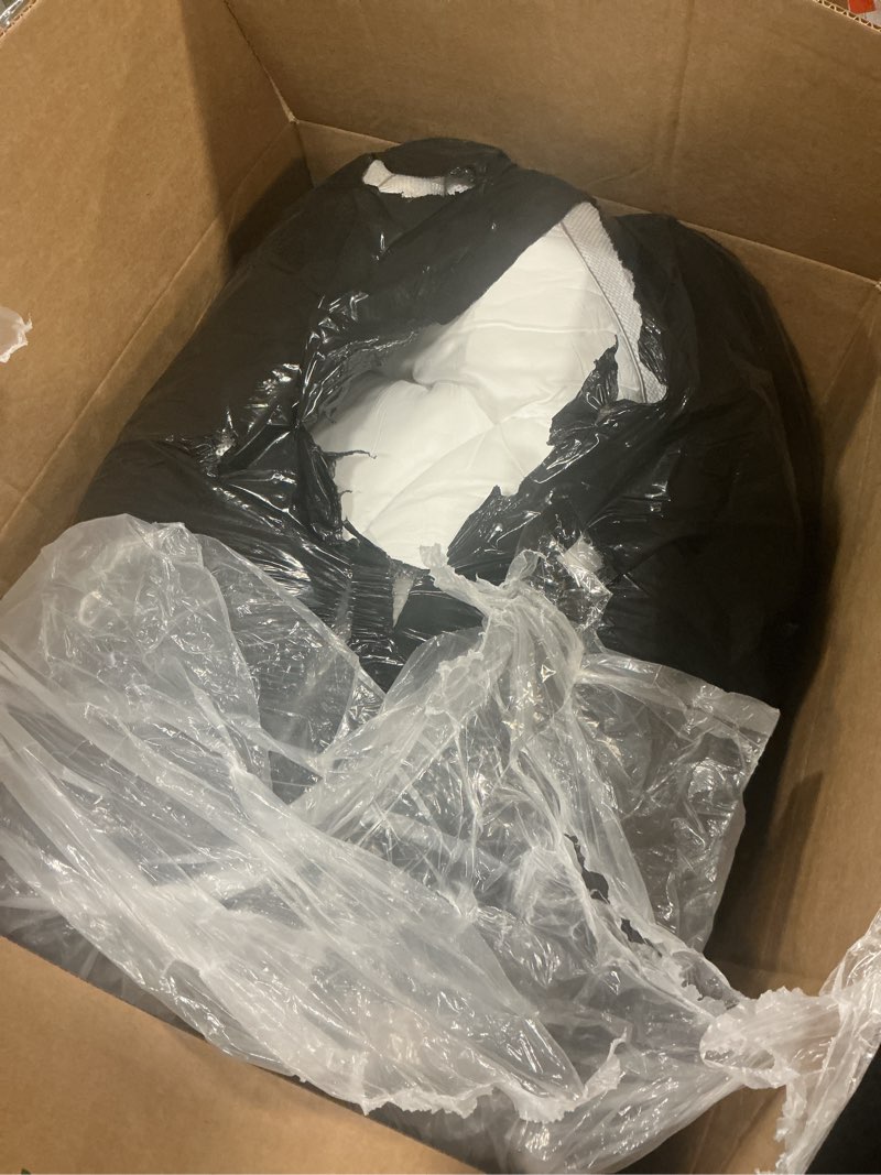 Condition photo showing As Is for DOWNCOOL 3 Inch King Mattress, Ultra Thick and Fluffy Supportive Memory Foam Mattress Topper for Body Pain, Pad with Breathable Mesh Design for Deep Sleep, 80x78x3 Inches