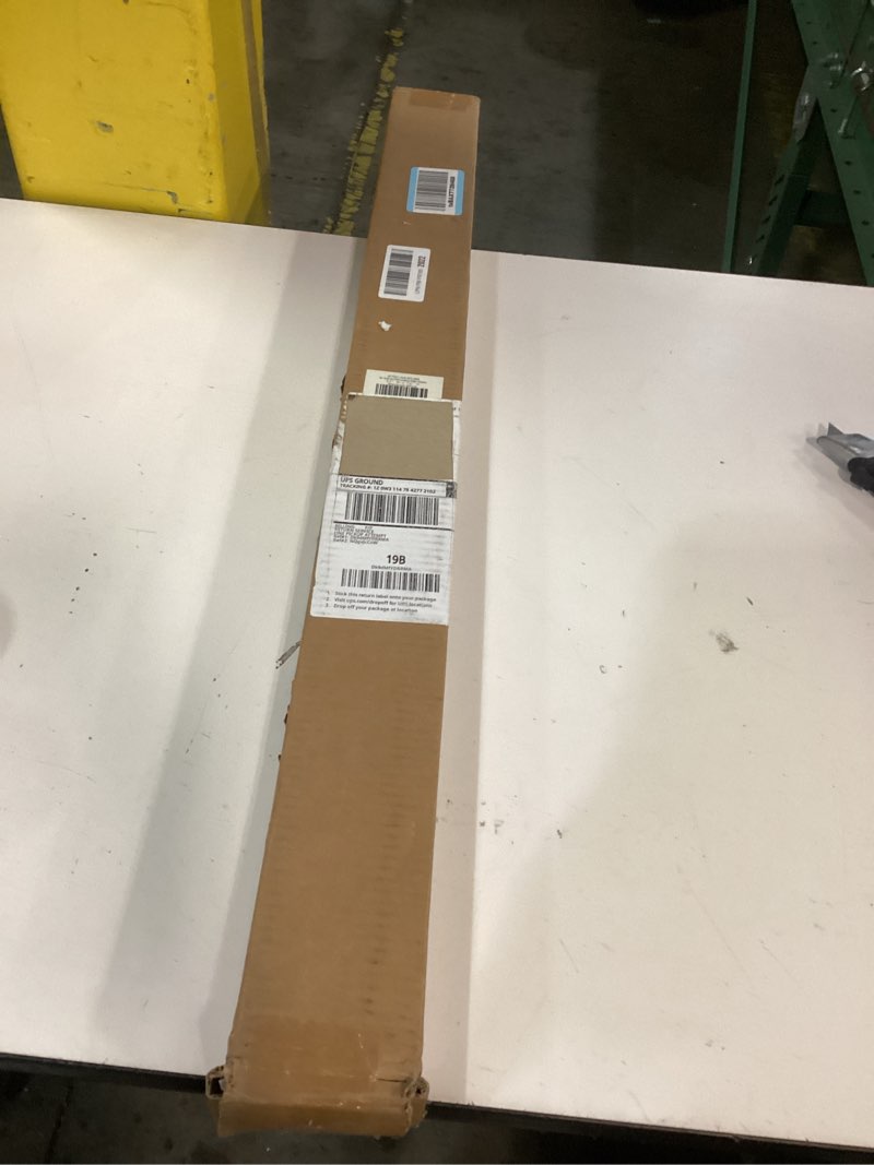 Condition photo showing New/Like New for lazblinds no drill blinds for indoor windows, blackout roller shades, cordless window blackout blinds, thermal insulated fabric uv protection for home and office, 37" w x 72" h, white blackout-white 37" w x 72" h